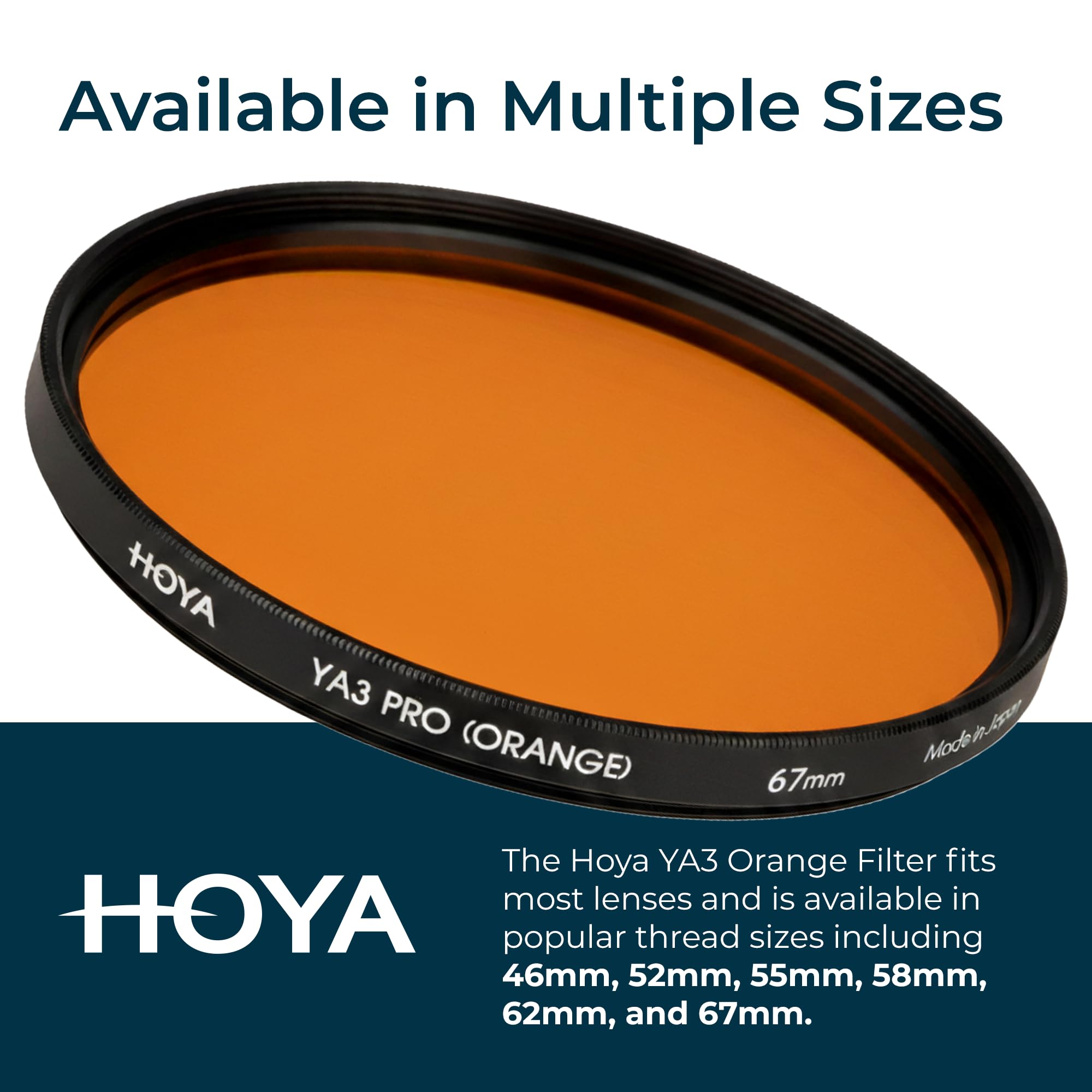Amazon.com : HOYA 67mm YA3 Orange Filter for B&W Film Photography